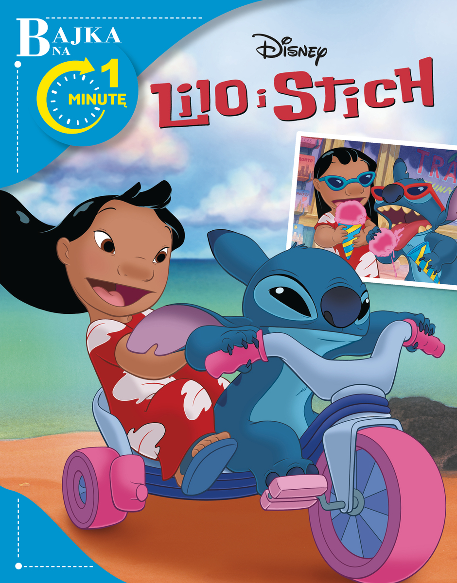 Bajka na 1 minutę. Disney Lilo i Stitch - zbiorowa praca - książka