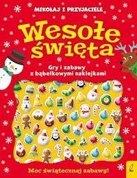Wypukłe naklejki Wesołe święta -  - książka