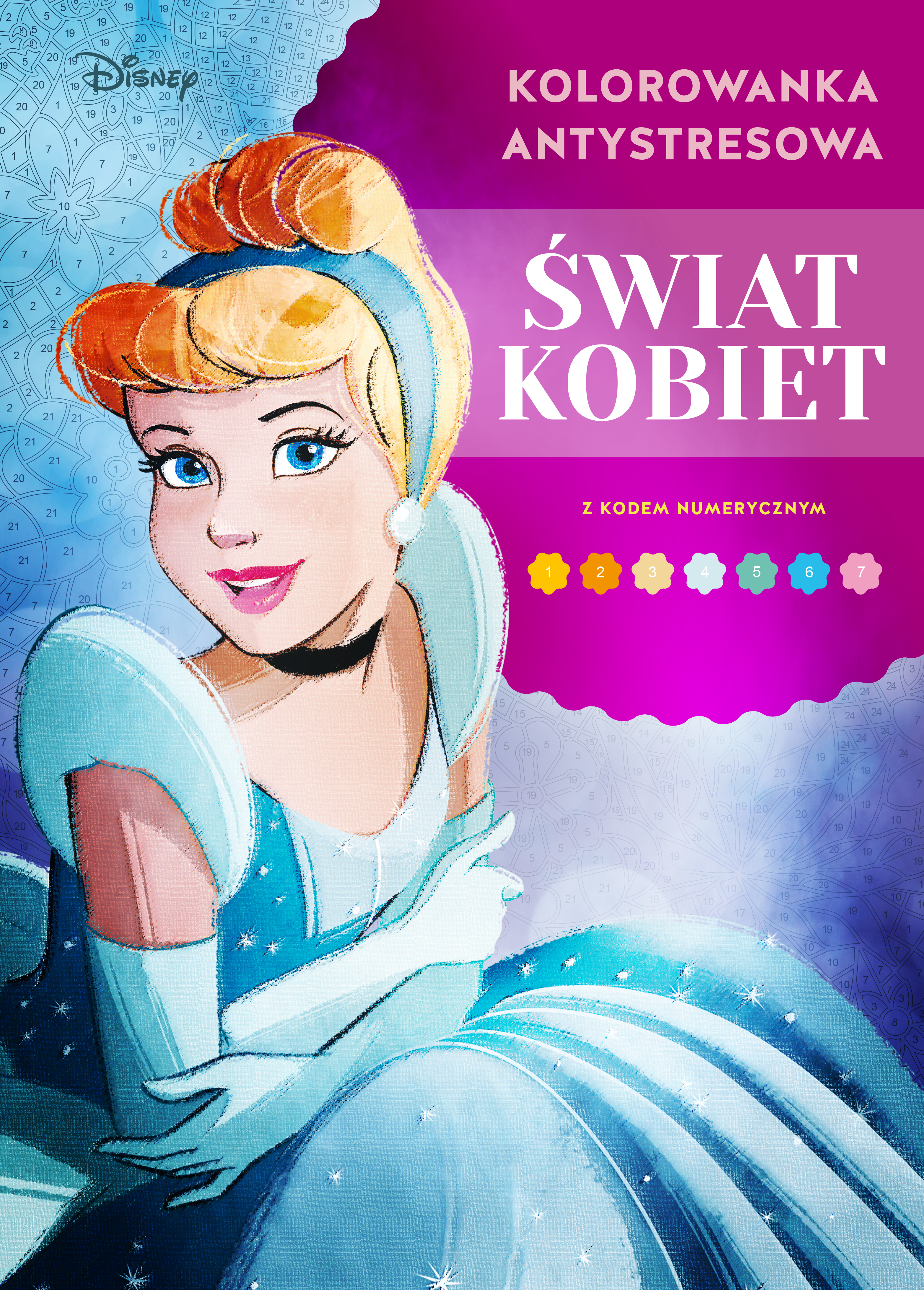 Kolorowanka antystresowa. Świat kobiet. Disney - Marzena Suterska-Kinal (ilustr.) - książka