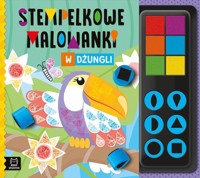 Stempelkowe malowanki. W dżungli - Kaczyńska Agata - książka