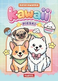 Kawaii. Pieski z naklejkami - Wiktoria kohnke - książka