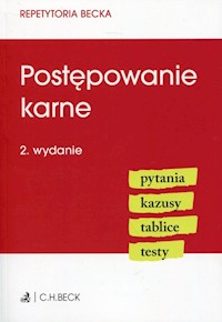Postępowanie karne Repetytoria Becka -  - książka