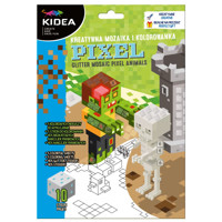 Mozaika i kolorowanka Pixel -  - książka