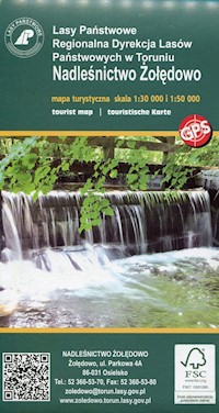 Nadleśnictwo Żołędowo mapa turystyczna 1:30 000 -  - książka