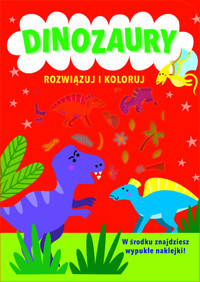 Rozwiązuj i koloruj Dinozaury -  - książka