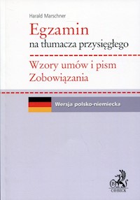 Egzamin na tłumacza przysięgłęgo - Harald Marschner - książka
