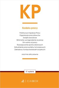 KP Kodeks pracy oraz ustawy towarzyszące -  - książka