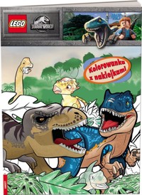 Lego Jurassic World Kolorowanka z naklejkami -  - książka