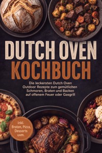 Dutch Oven Kochbuch: Die leckersten Dutch Oven Outdoor Rezepte zum gemütlichen Schmoren, Braten und Backen auf offenem Feuer oder Gasgrill – inkl. Broten, Pizza, Desserts uvm. - Lina Blumenthal - ebook