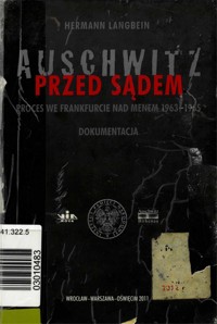 Auschwitz przed sądem - Langbein Hermann - ebook + książka