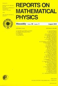 Reports on Mathematical Physics 66/1 -  - książka