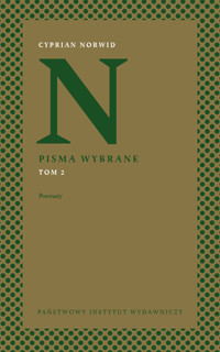 Pisma wybrane. Tom 2: Poematy - Cyprian Kamil Norwid - książka