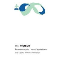 Hermeneutyka i nauki społeczne - Ricoeur Paul - książka