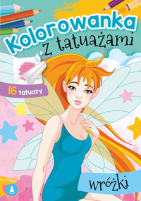 Kolorowanka z tatuażami Wróżki -  - książka