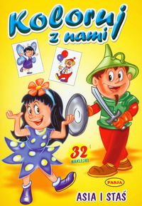 Asia i Staś Koloruj z nami -  - książka