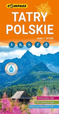 Tatry Polskie. Mapa turystyczna w skali 1:30 000 (wersja wodoodporna) - zbiorowa praca - książka