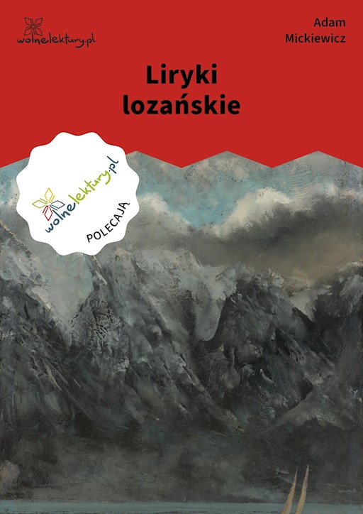 Okładka książki Liryki lozańskie