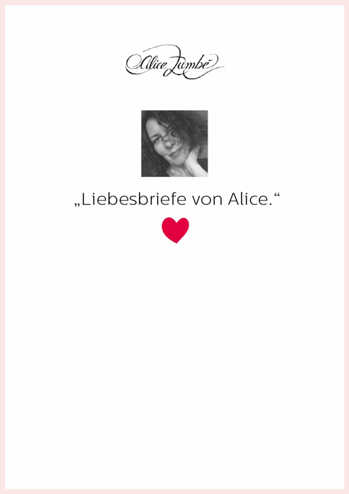 Liebesbriefe von Alice.
