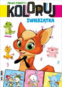 Połącz punkty i koloruj zwierzątka -  - książka