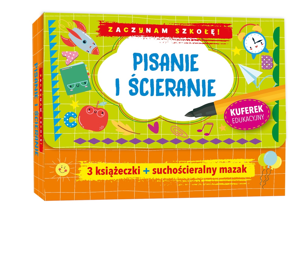 Zaczynam szkołę! Pisanie i ścieranie - zbiorowa praca - książka