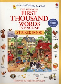 First Thousand Words in English Sticker Book - Amery Heather - książka