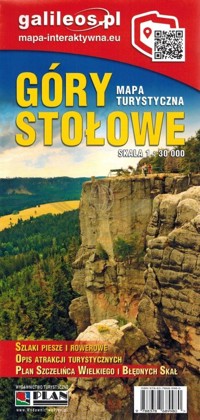Góry Stołowe. Mapa turystyczna w skali 1:30 000 - zbiorowa praca - książka