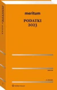 Meritum Podatki 2023 - Aleksander Kaźmierski - książka