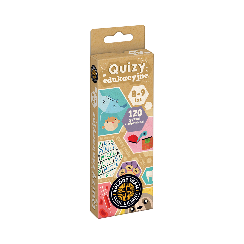 Xplore Team Quizy edukacyjne 8-9  lat -  - książka