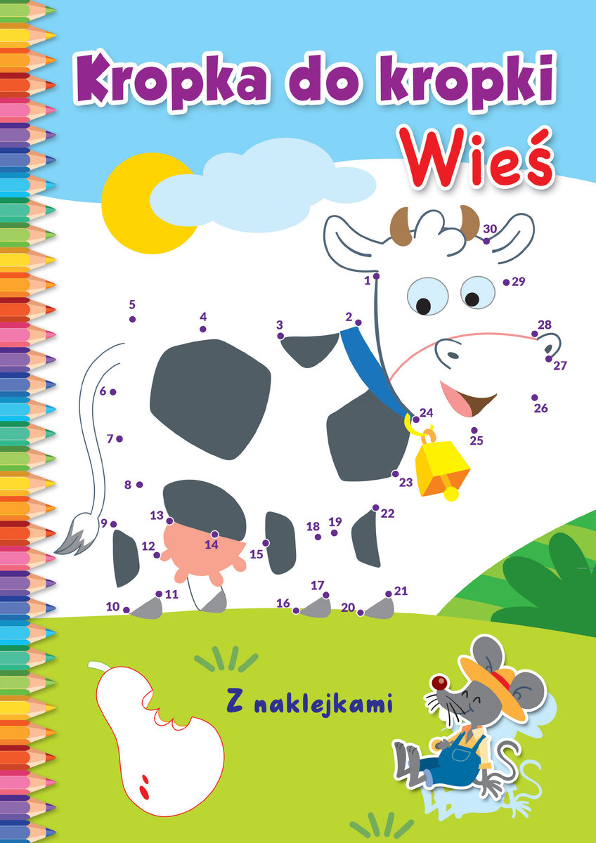 Kropka do kropki. Wieś - Jorge Santillan (ilustr.) - książka