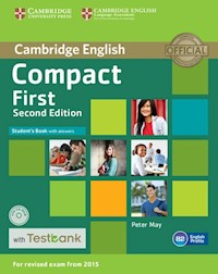 Compact First Student's Book with Answers + CD with Testbank - Peter May - książka