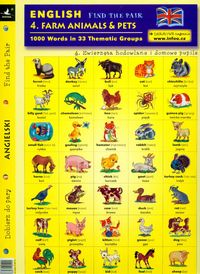 Angielski Dobierz do pary 4 Farm -  - książka