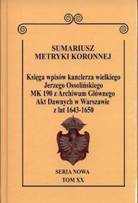 Sumariusz metryki koronnej Seria nowa MK 190 - Krawczuk Wojciech - książka