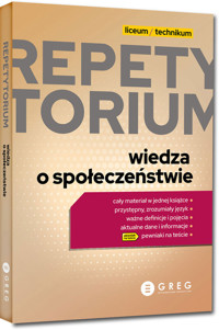 Repetytorium - liceum/technikum - wiedza o społeczeństwie - 2024 -  - książka