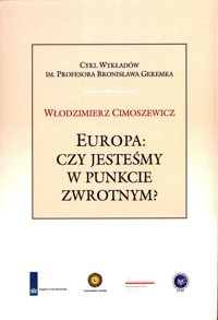 Europa: Czy jesteśmy w punkcie zwrotnym? - Cimoszewicz Włodzimierz - książka