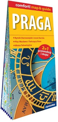 Praga laminowany przewodnik i mapa 2w1 - Katarzyna Byrtek  - książka