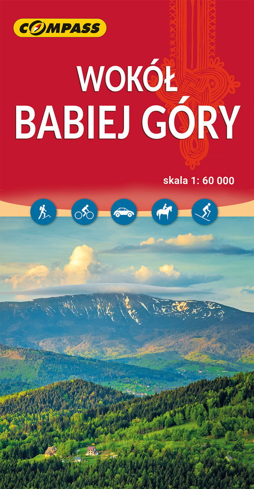 Wokół Babiej Góry. Mapa turystyczna w skali 1:60 000 - zbiorowa praca - książka