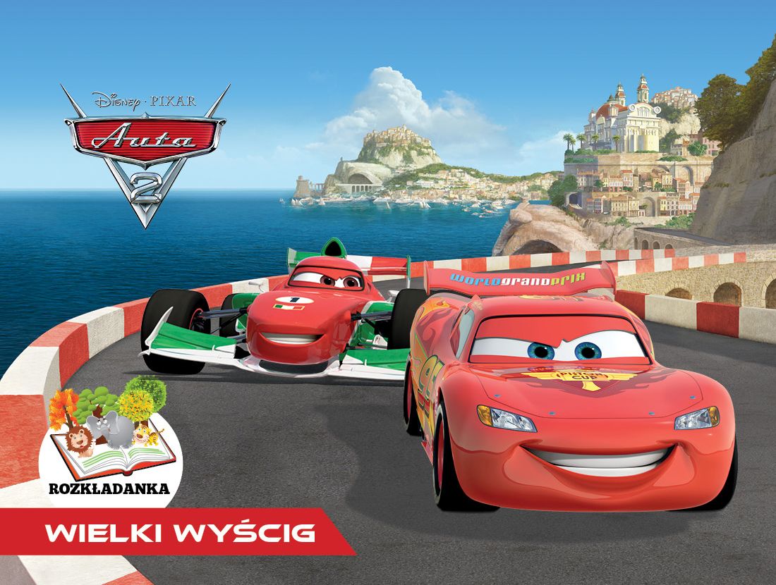 Wielki wyścig. Rozkładanka. Disney Pixar Auta - zbiorowa praca - książka