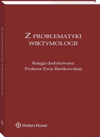 Z problematyki wiktymologii -  - książka