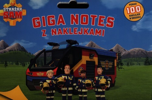 Strażak Sam Giga notes z naklejkami - zbiorowa praca - książka