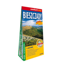 Bieszczady laminowana mapa turystyczna 1:65 000 - zbiorowa praca - książka