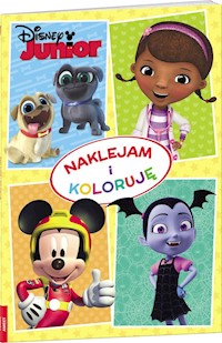 Disney Junior Naklejam i koloruję -  - książka