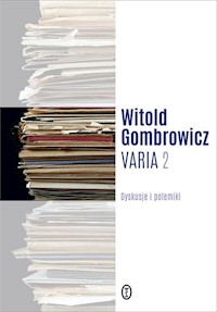Varia Tom 2 - Witold Gombrowicz - książka