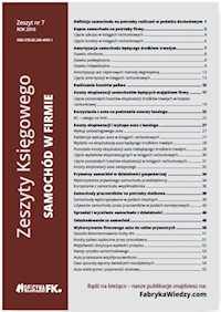 Zeszyty księgowego nr 7 Samochód w firmie -  - książka