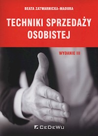 Techniki sprzedaży osobistej - Zatwarnicka-Madura Beata - książka