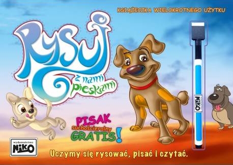 Rysuj z nami pieskami - zbiorowa praca - książka