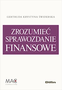 Zrozumieć sprawozdanie finansowe - Świderska Gertruda Krystyna - książka