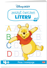 Disney Uczy Zeszyt ćwiczeń Litery -  - książka