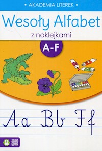 Wesoły alfabet z naklejkami A-F -  - książka