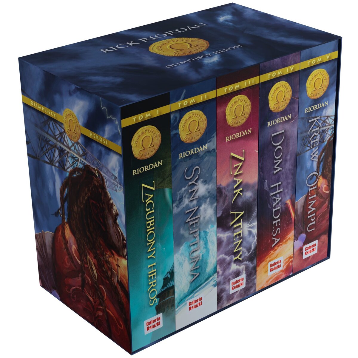 Pakiet: Olimpijscy herosi - Rick Riordan - książka