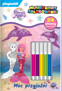 Playmobil Princess Magic. Numerkowe kolorowanki. Moc przyjaźni - zbiorowa praca - książka
